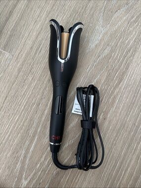 CHI Black Automatic Hair Curler — Effortless Salon Curls. Like new.